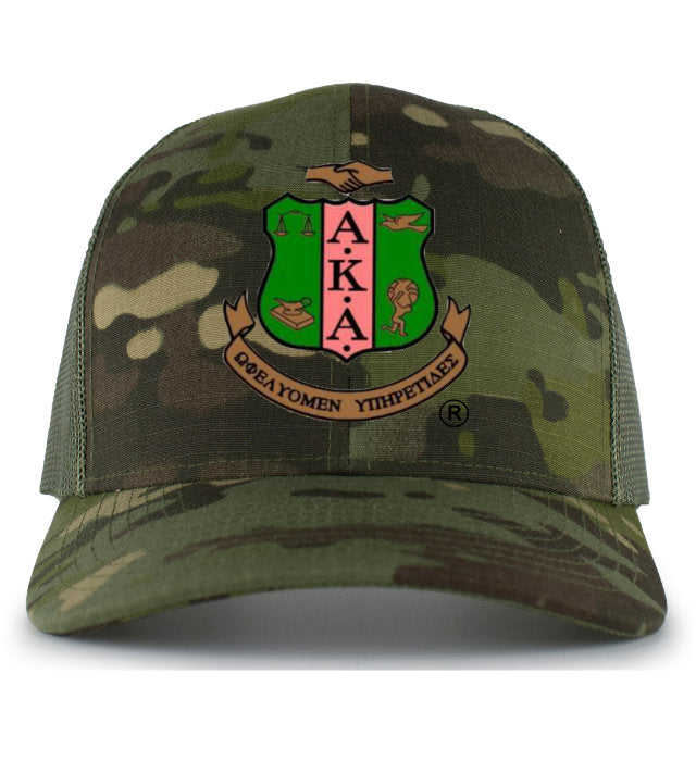 AKA Shield Camo Hat – Alwaze Apparel