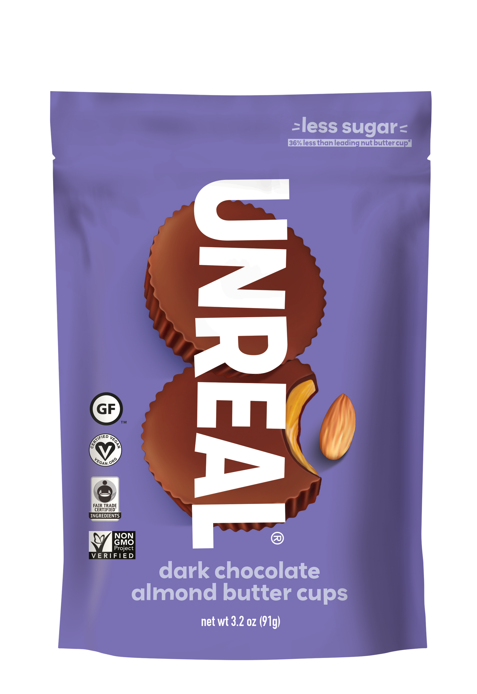 UnReal Dark Chocolate Crispy Quinoa Gems Pouch Bag 5oz (6ct)