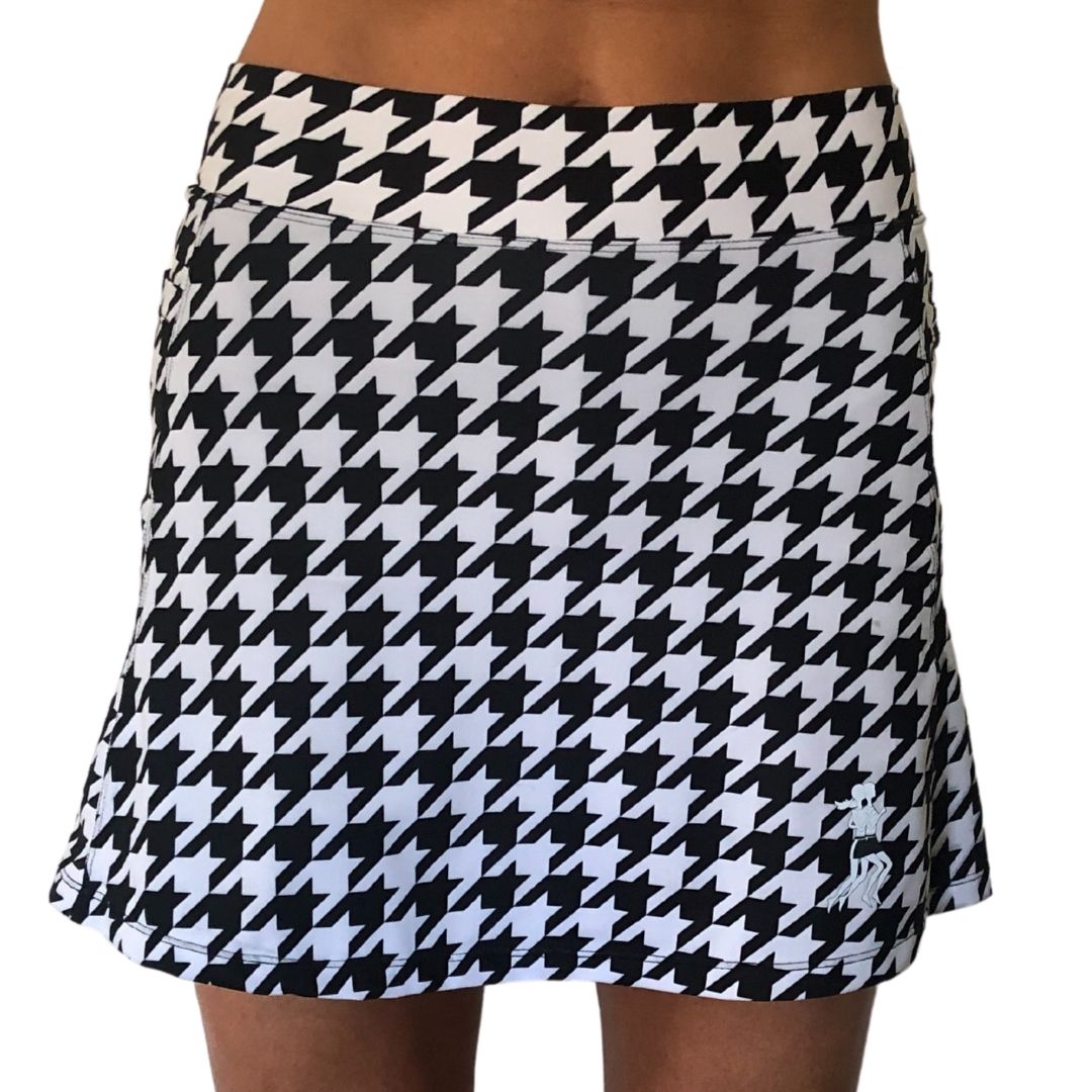 Image of Houndstooth Athletic Skirt