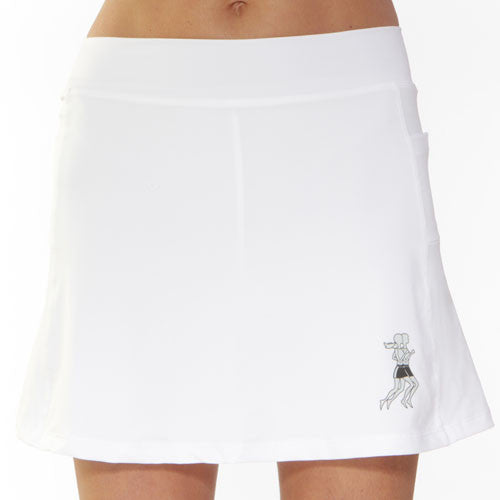 Image of White Athletic Skirt