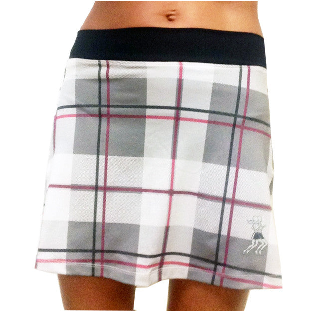 Caribbean Plaid Running Skirt 