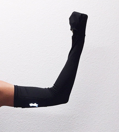 Black Compression Sleeves Arm Warmers – RunningSkirts