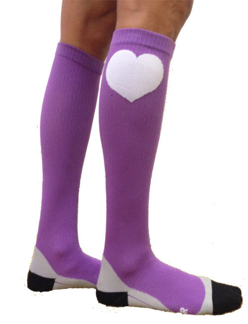mens purple compression tights