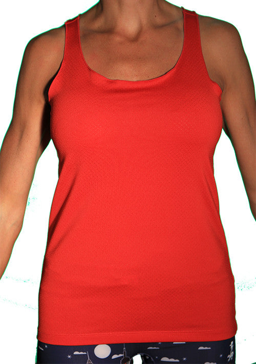 Image of Red Performance Racerback Sport Tank