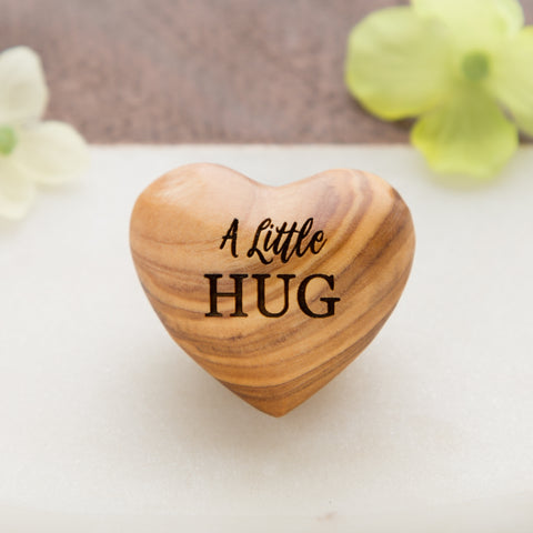 A Little Hug, Olive Wood Tiny Hug Token