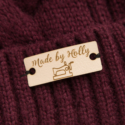 Custom Tags for Handmade Items Knitting Tag Personalized 