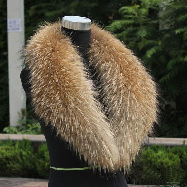 racoon fur collar