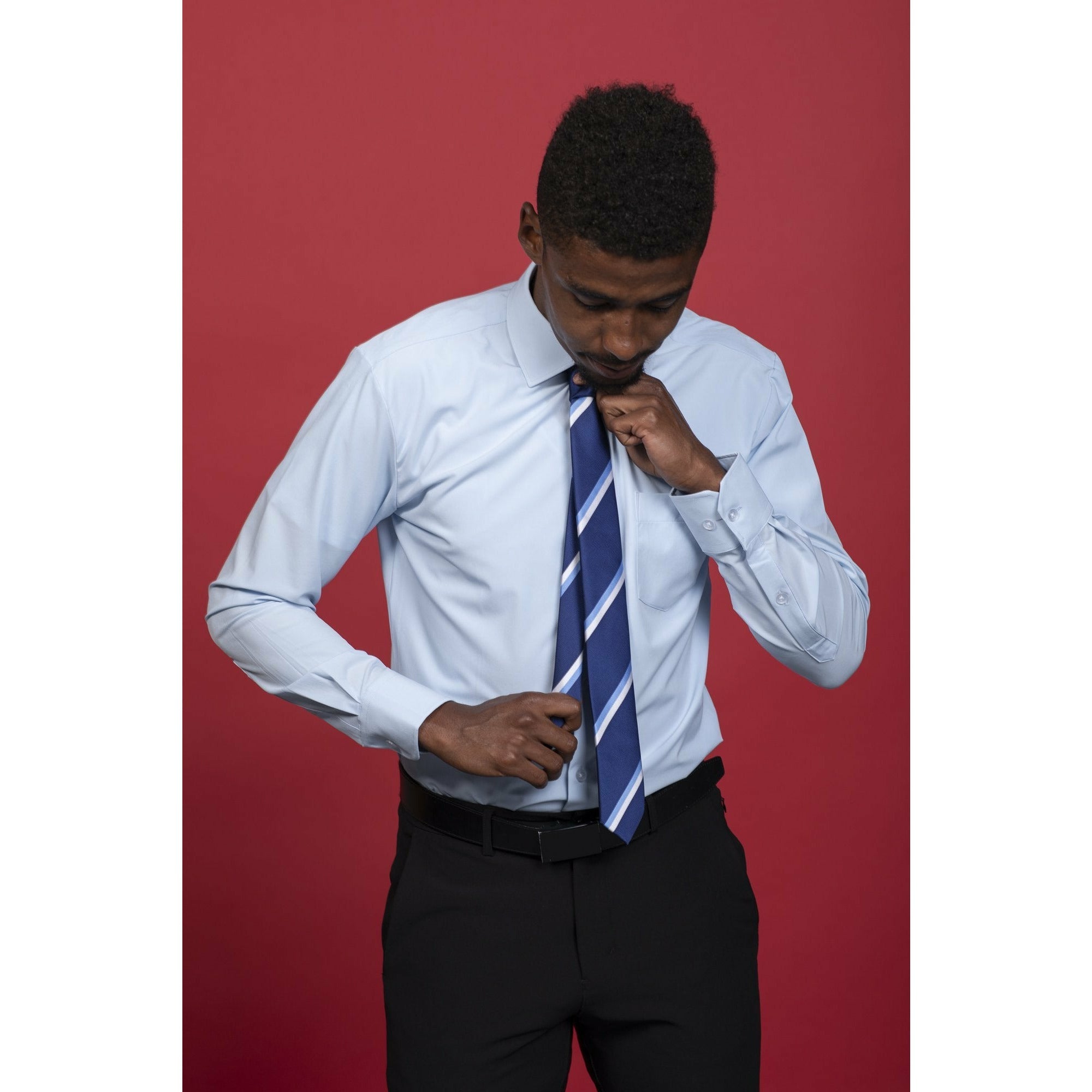 Range Shirt - White Short Sleeve Stain Resistant Shirt – &Collar