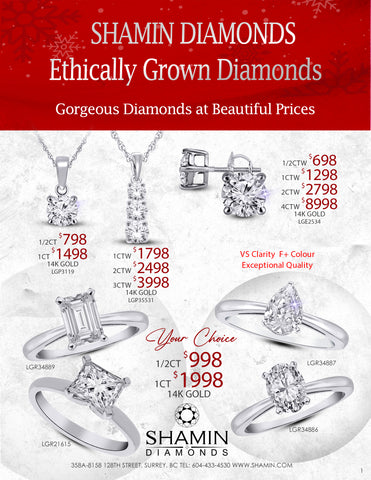 Ethically Grown Diamonds Flyer page one