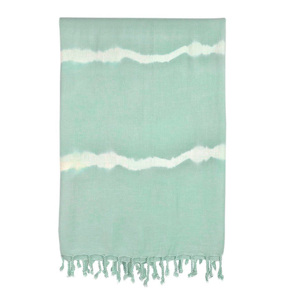 mint green beach towel