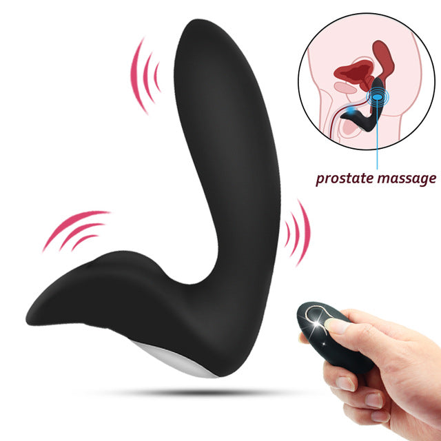 Super Deluxe Prostate Massager With Remote Control And 12