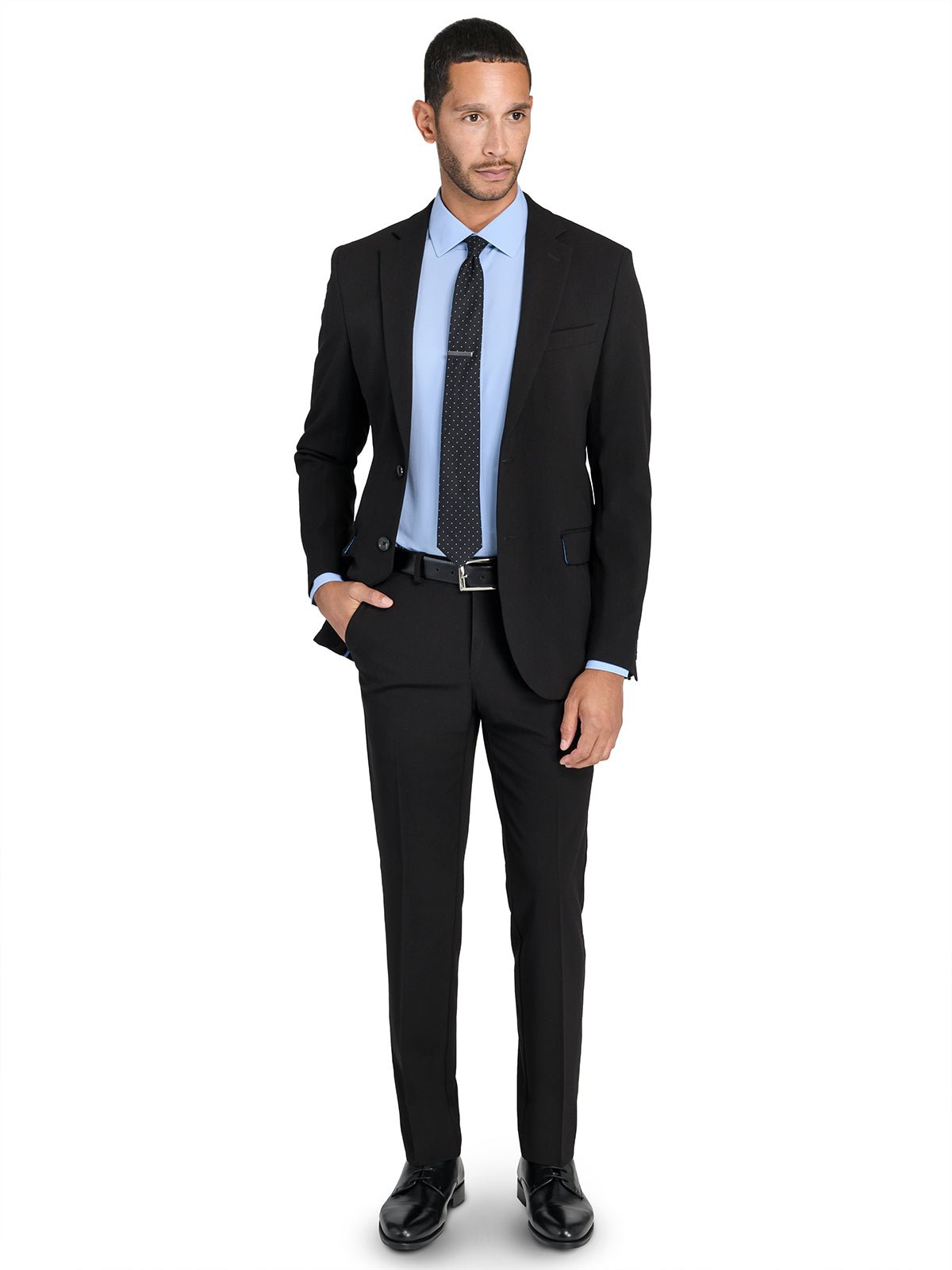 Black Elevate 1-Pant Suit - ODION product image