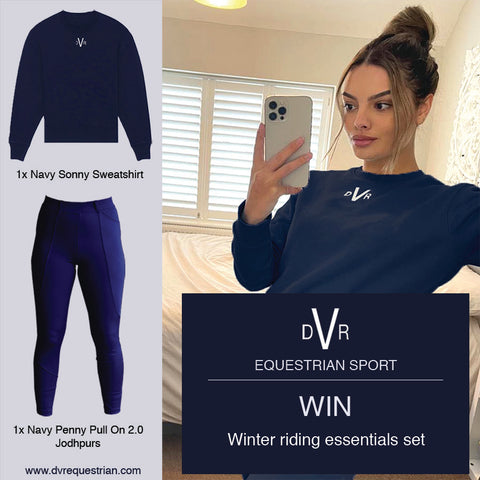 DVR Equestrian navy giveaway