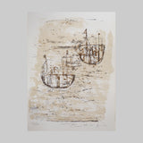 Zao Wou Ki Colour Lithograph Les Petits Bateaux 1953 - Sold