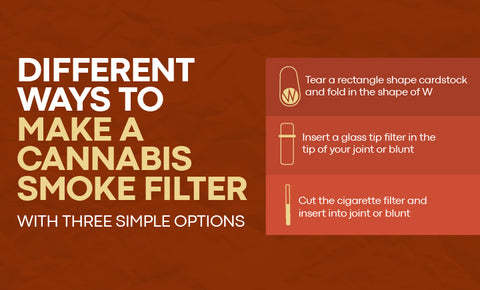 different cannabis smoke filters