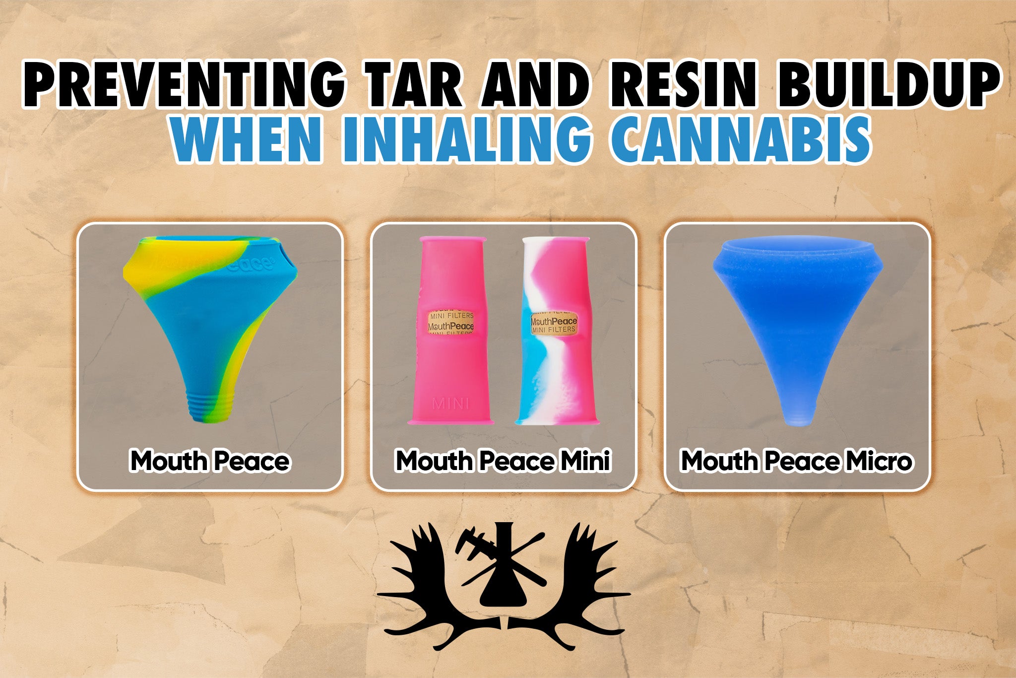 preventing tar and resin buildup when inhaling weed