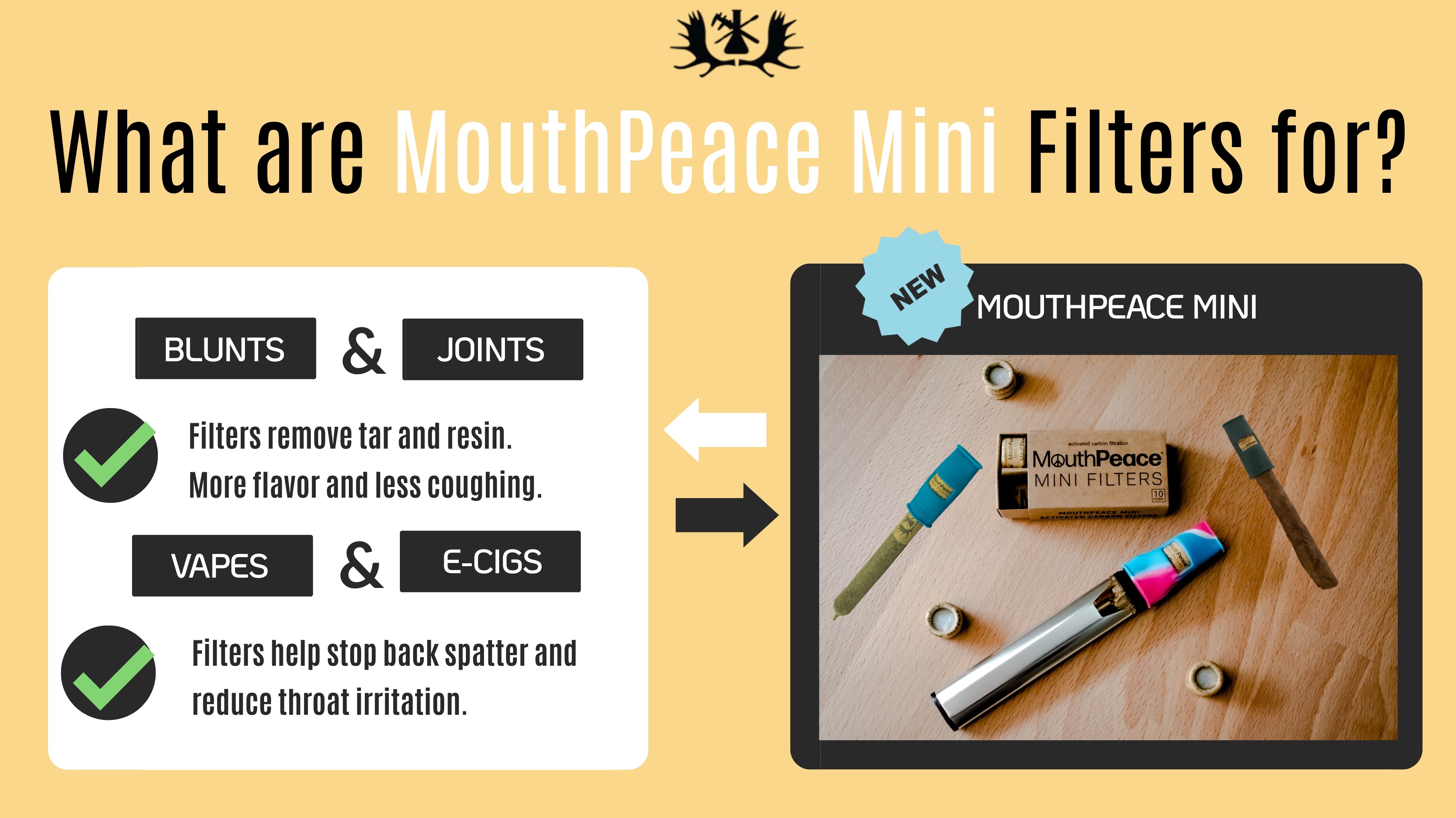 what are mouthpeace mini filters for