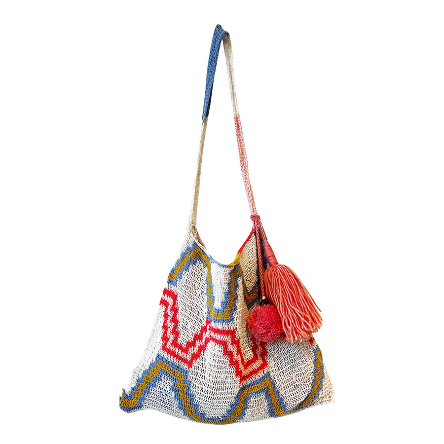 Diamond Design Handwoven Bilum Bag – Among Equals