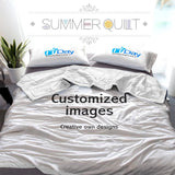 Customized Printing Summer Quilt Blanket