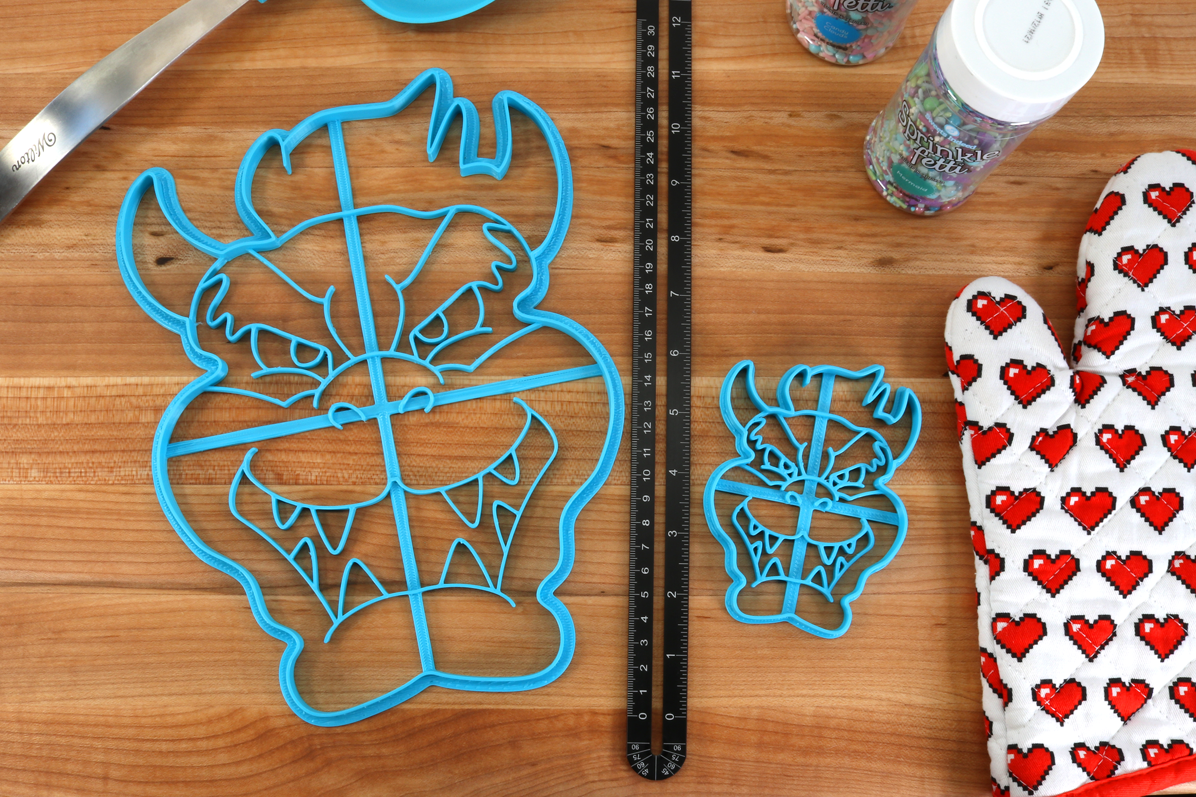 Gerudo FONT Cookie Cutters - Fondant Letters, Letters for Cake decorating