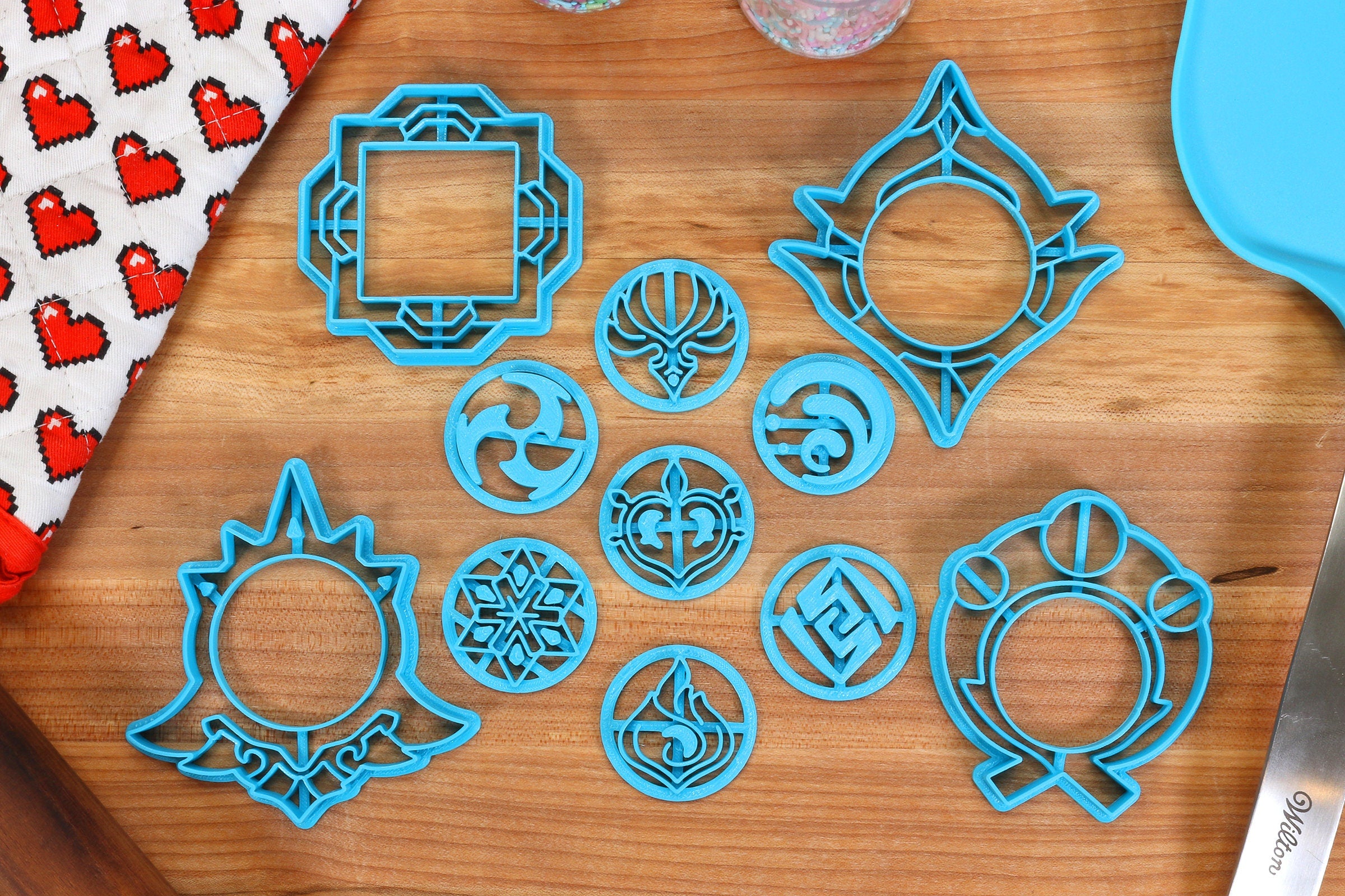 Cutter Cookies Demon Slayer  Set Cookie Cutters Anime  Demon Slayer Cookie  Mould  Cake Tools  Aliexpress