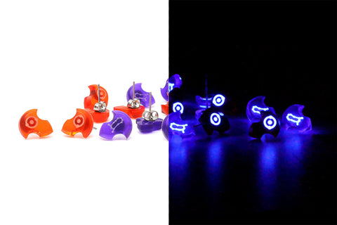 Power Moon Glow in the Dark Mario Earrings - Super Mario Odyssey - Nin –  LootCaveCo