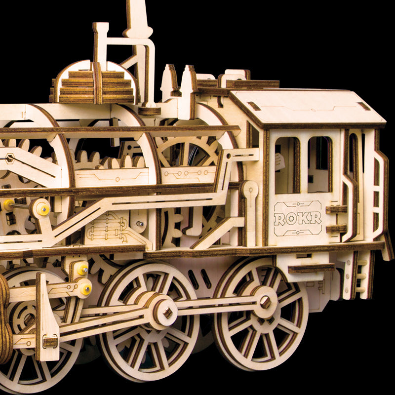 rokr wooden train