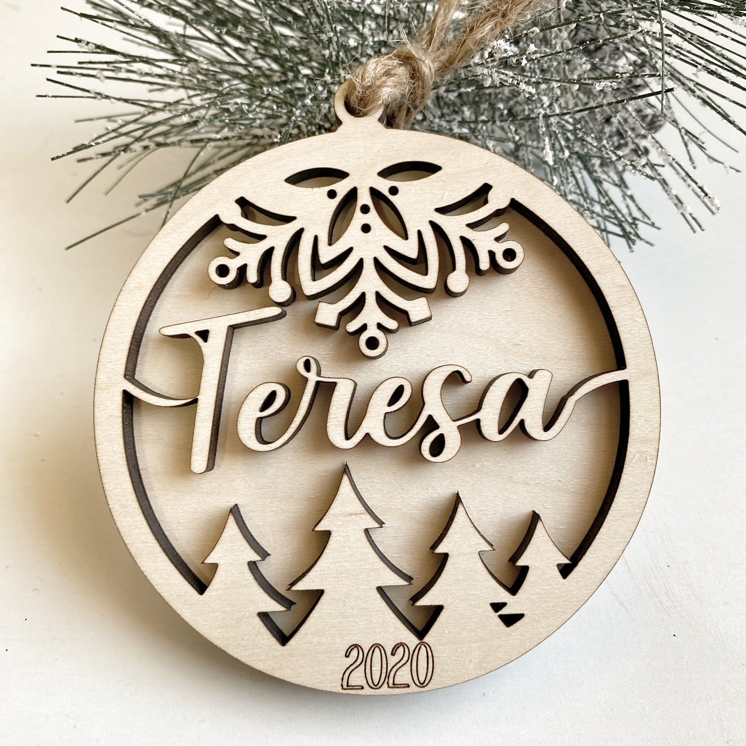 custom-name-wood-laser-cut-christmas-ornament-personalized-sawdust-swirls