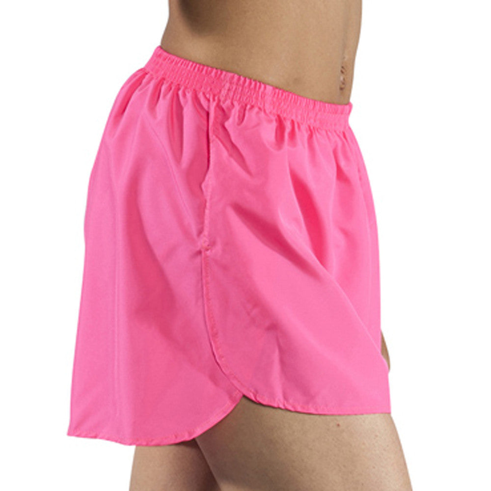 tight pink shorts