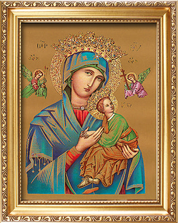 Our Lady of Perpetual Help 8 x 6" Framed