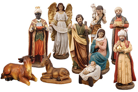 Nativity Set 10 Resin Figures 8 Holy Cross Catholic Bookshop