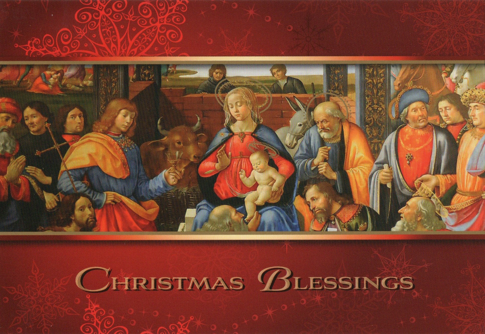 Christmas Blessings Box of 18 Cards