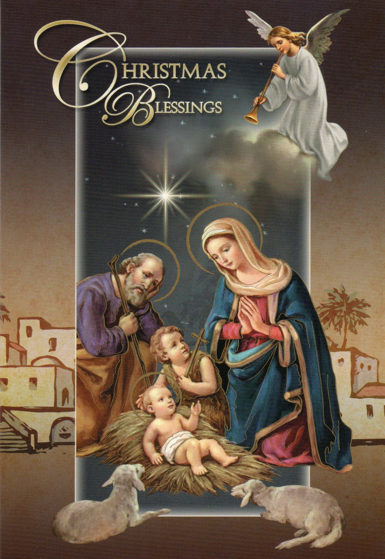 Christmas Blessings Box of 18 Cards