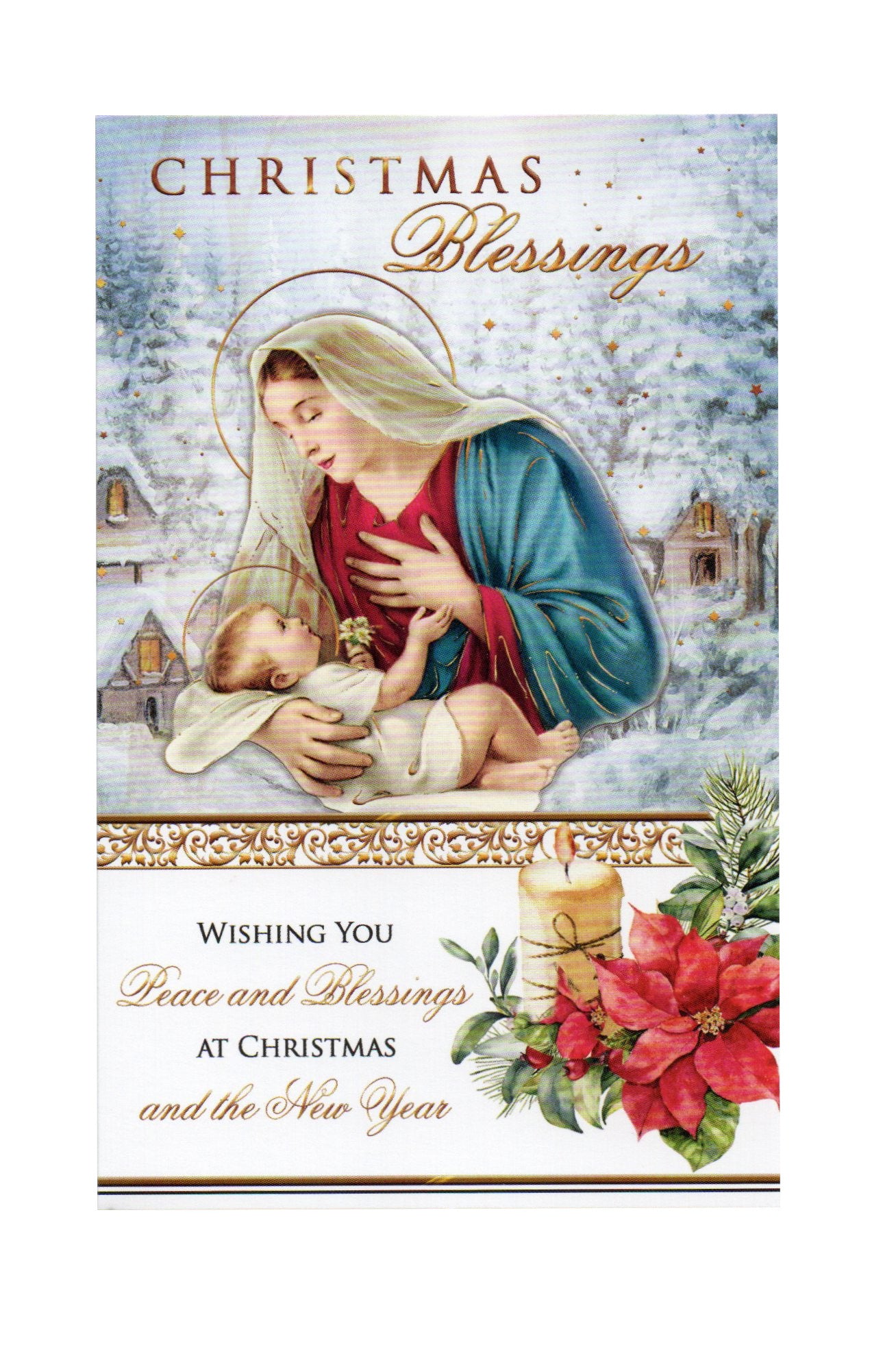 Small assorted Christmas cards - pack of 10