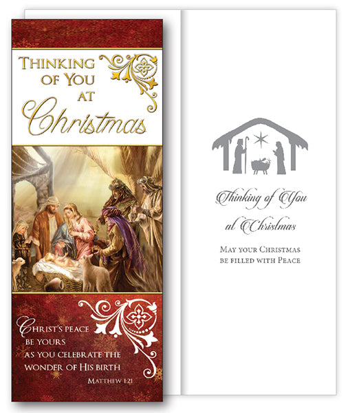 Thinking of you at Christmas Card