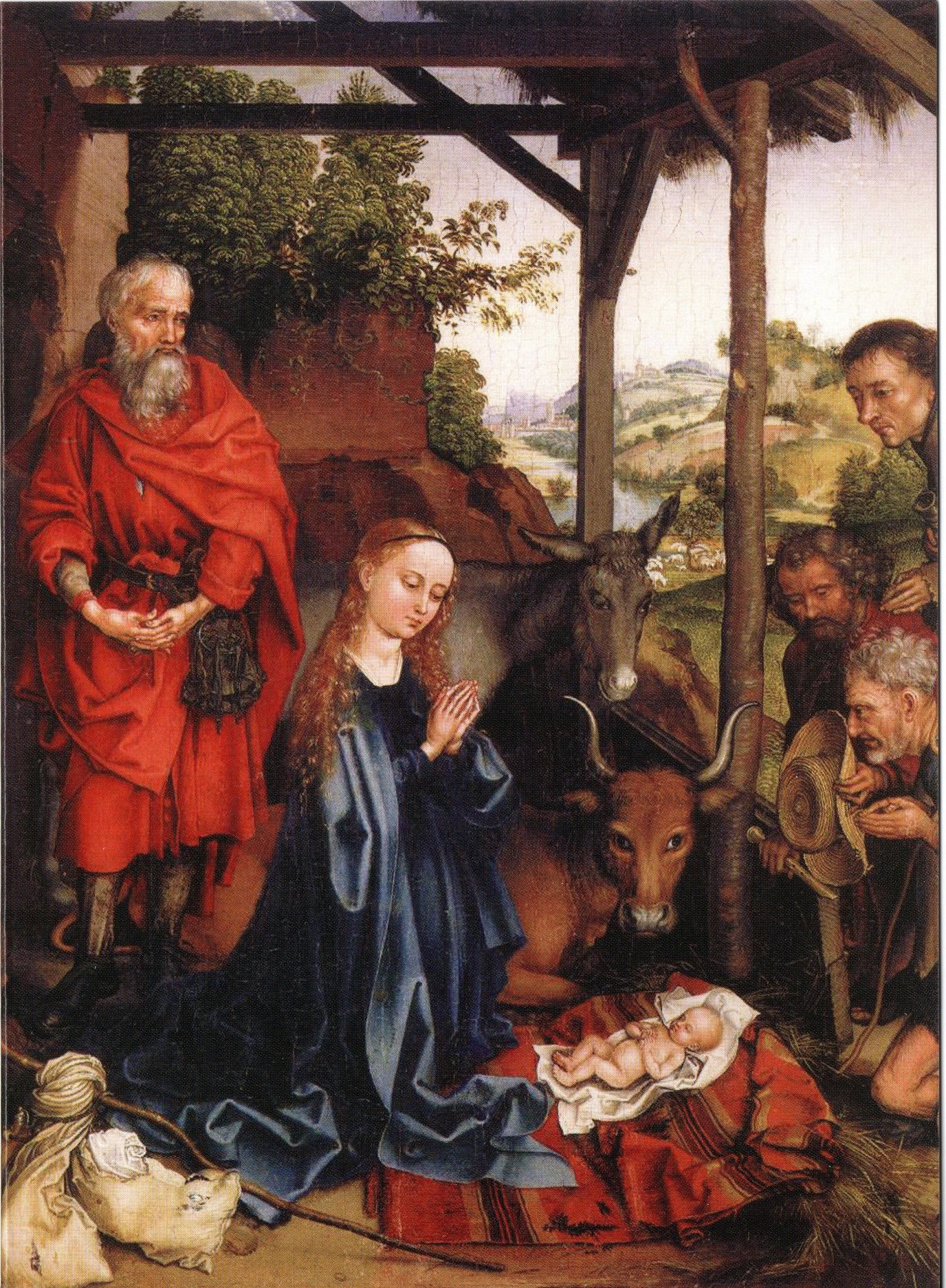 Adoration of the Shepherds Christmas Card