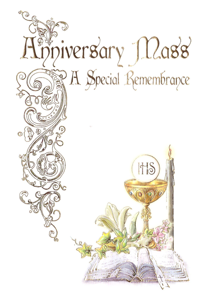 Anniversary Mass Card – Holy Cross Catholic Bookshop