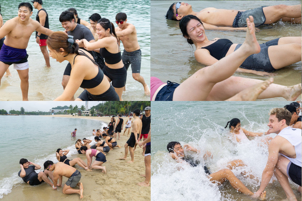 1st Anniversary celebration of the Elevate Sundays @ Ola series of beach workouts