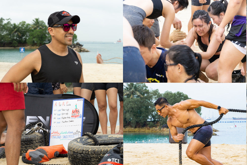 1st Anniversary celebration of the Elevate Sundays @ Ola series of beach workouts