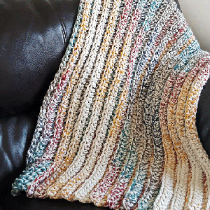 Chunky Crochet Blanket Pattern & Yarn Crochet Afghan - Easy Crochet