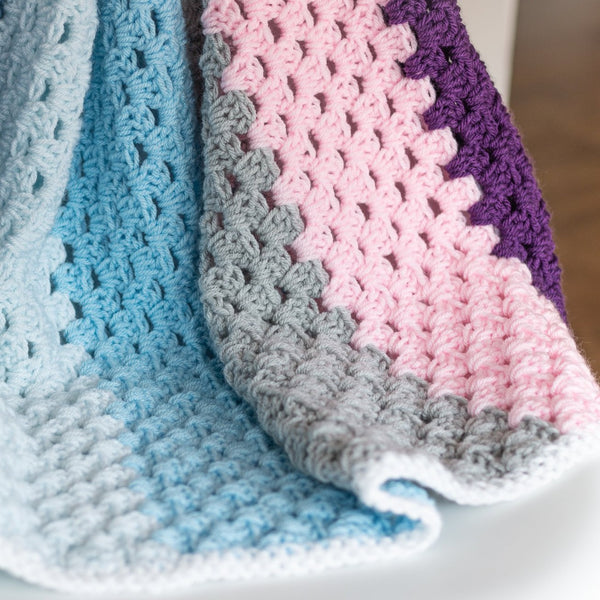 Modern Granny Baby Blanket PDF Crochet Pattern - Digital Download ...