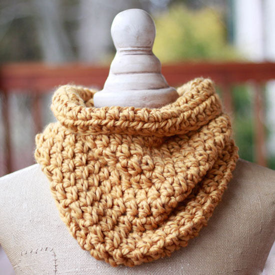 Crochet Pattern: Cozy Hooded Cowl – HELLOhappy