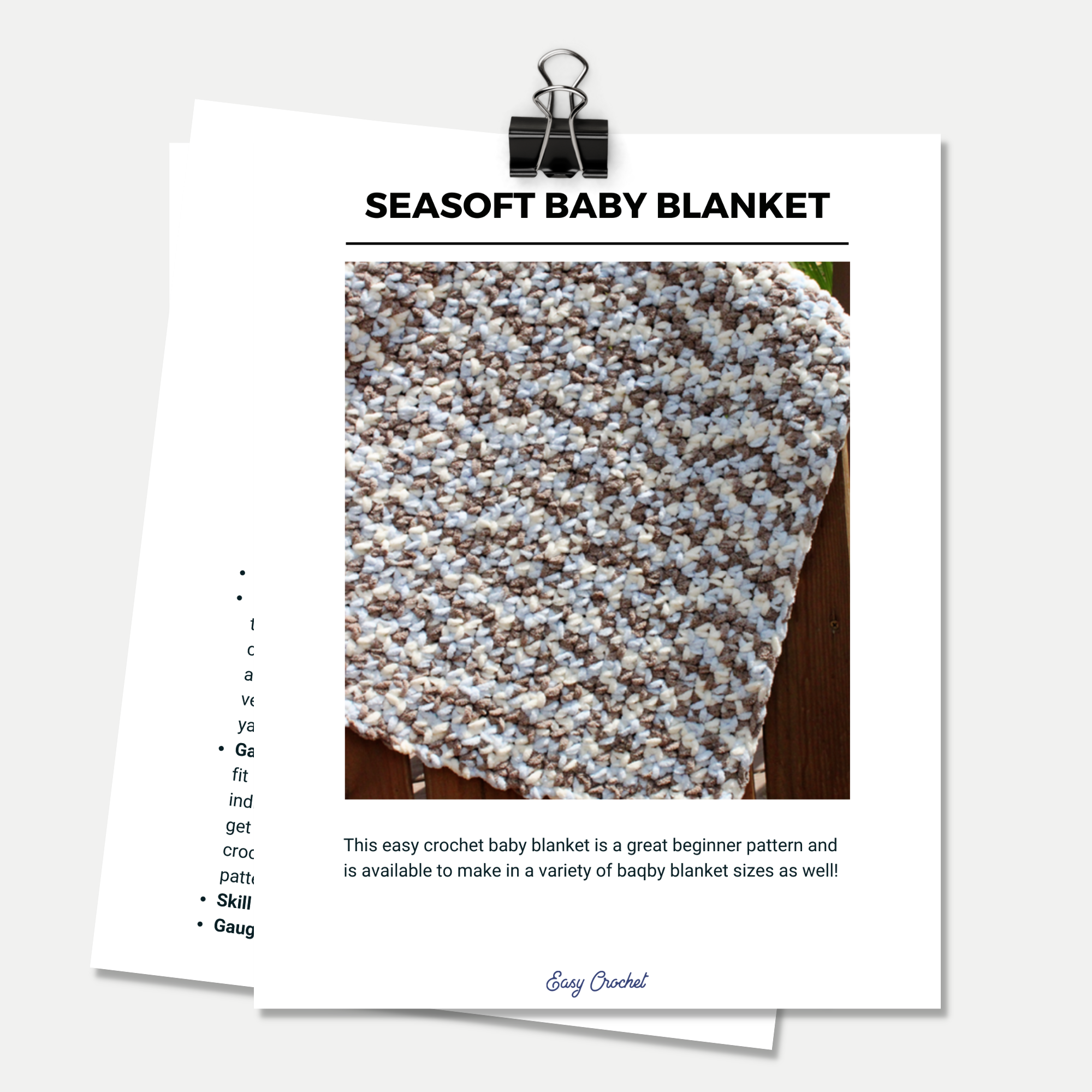 Bernat Blanket Free Crochet Baby Blanket Pattern - Crochet Bernat