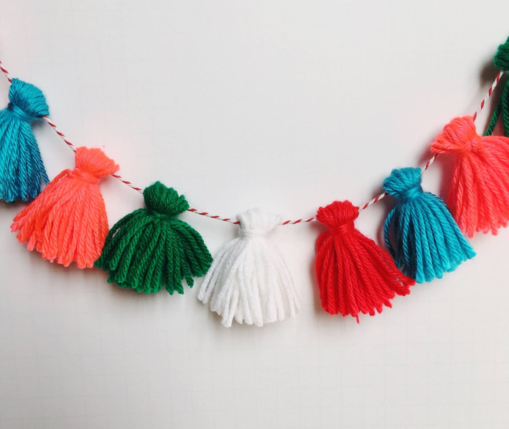 mini tassel garland