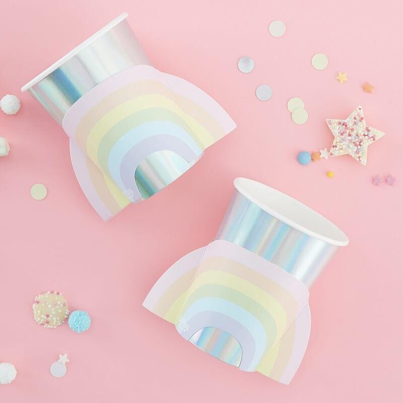 CUPS - RAINBOW PASTEL - Bon + Co. Party Studio Inc.