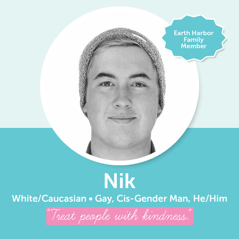 Earth Harbor Diversity, Inclusion, and Equity Council Member Nik