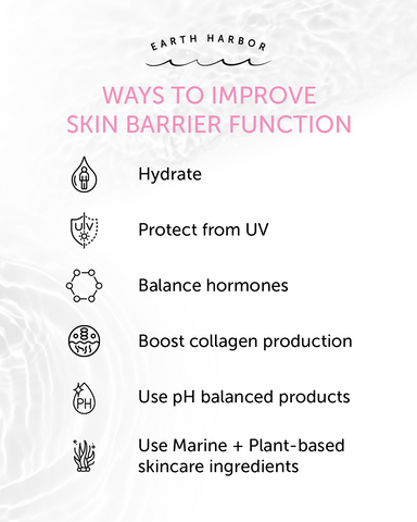 Earth Harbor Ways to Improve Skin Barrier Function