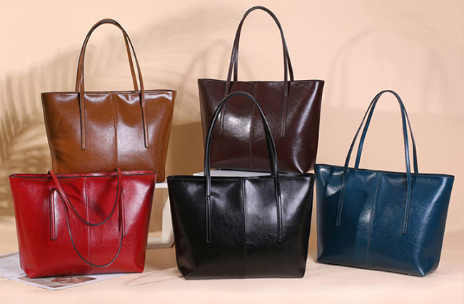 Large Leather Tote Bags for Women