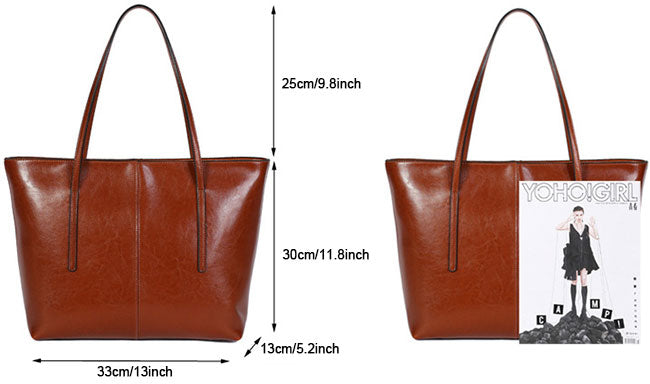 Large Leather Tote Bags for Women