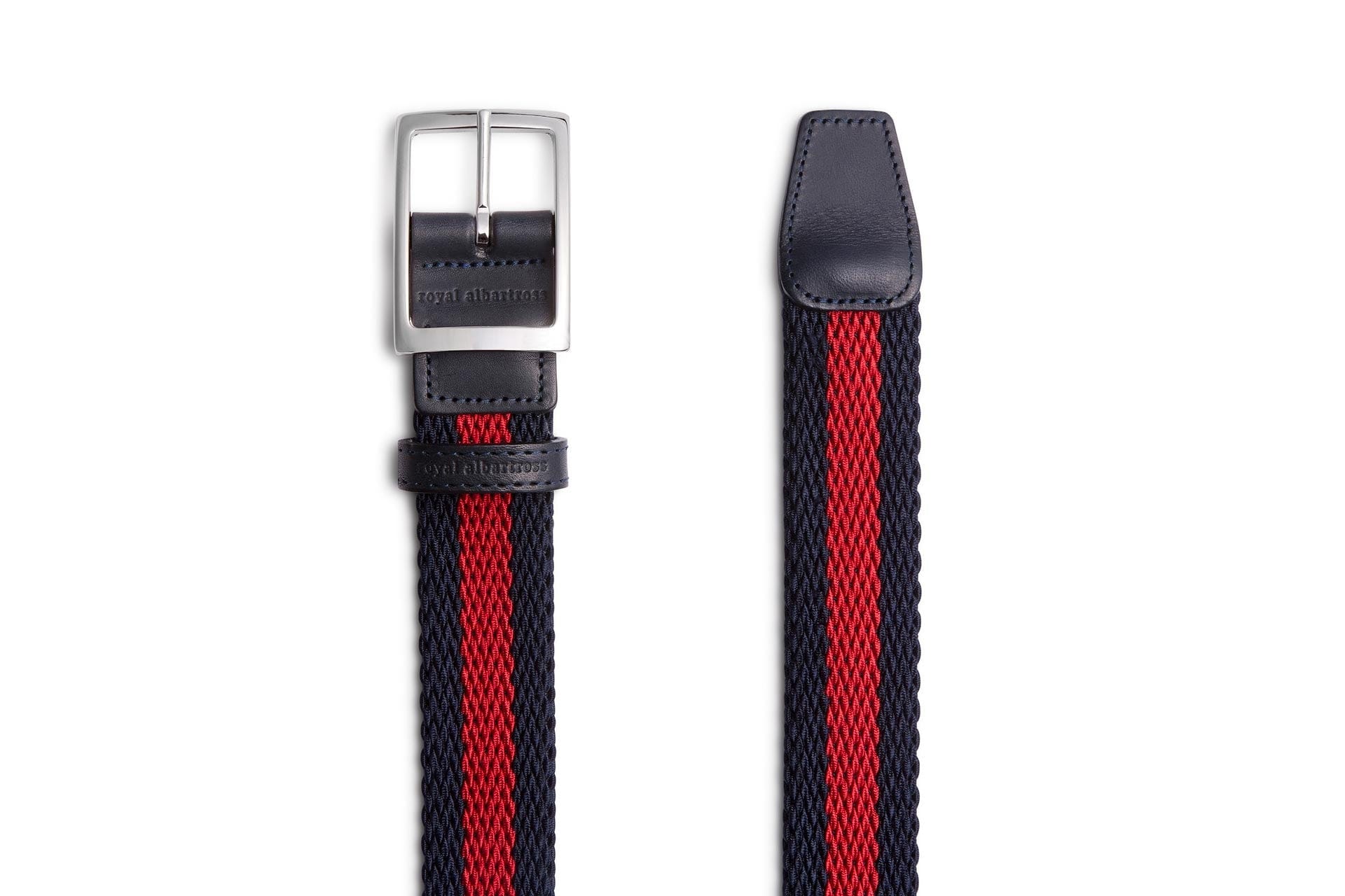 Men's Golf Belt in Blue | Woven Band, Adaptable Sizing & Stretchy